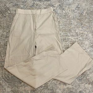 NWT H&M taupe wide leg trousers size 6